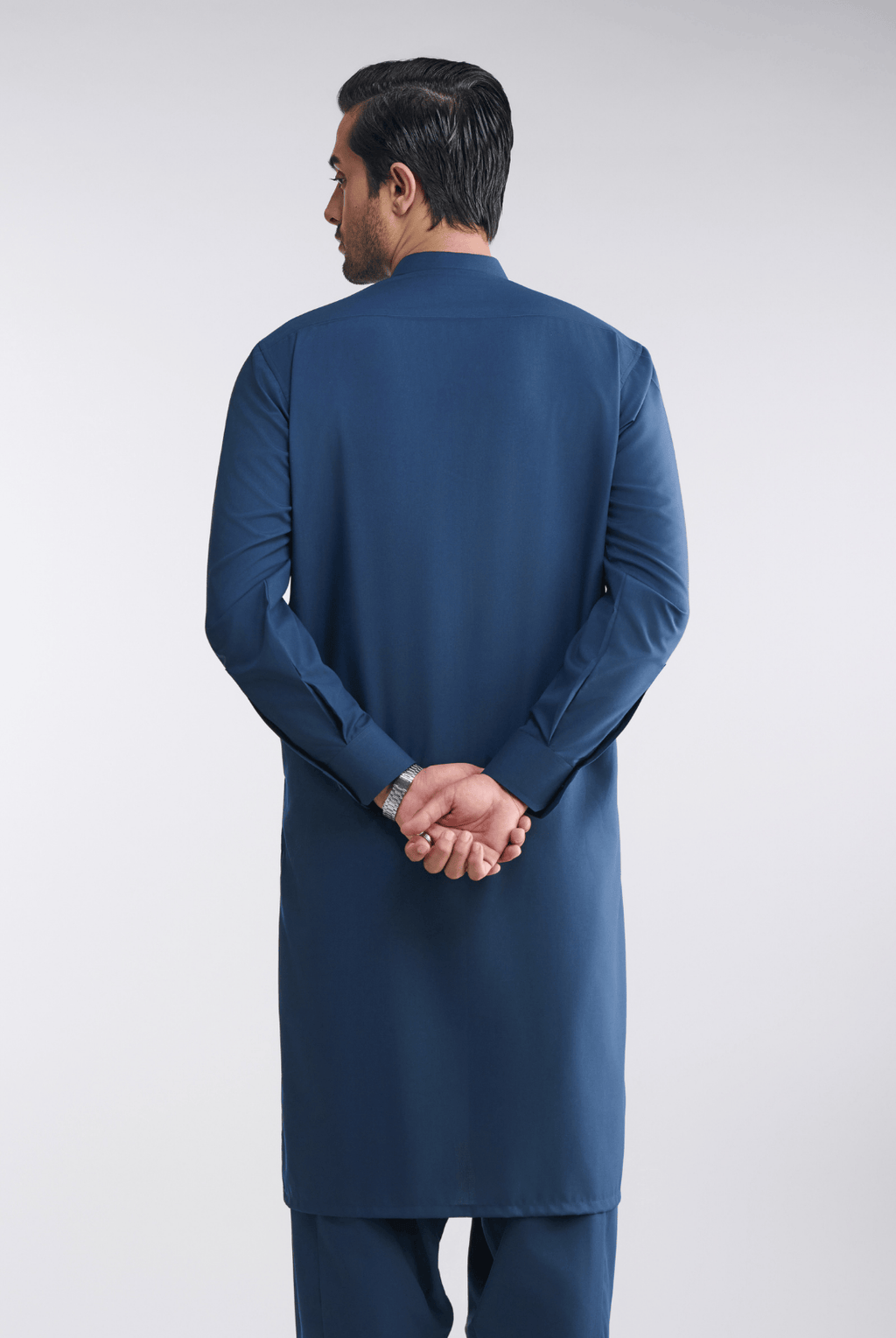 Premium Cotton Blend - Oxford Navy - Shalwar Kameez