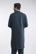 Premium Cotton Blend - Dusty Navy - Shalwar Kameez