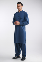Premium Cotton Blend - Oxford Navy - Shalwar Kameez