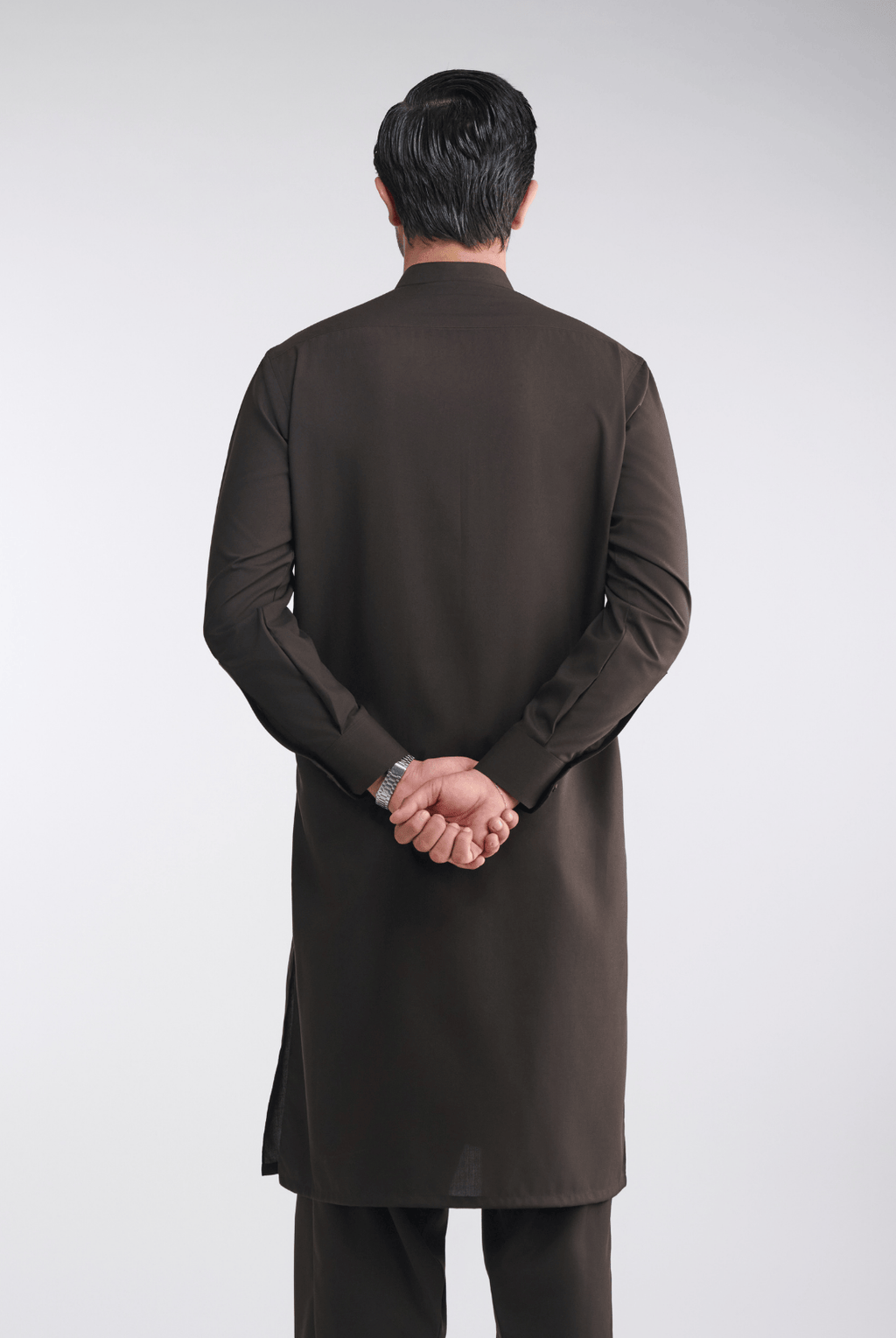 Premium Cotton Blend - Mocha Brown - Shalwar Kameez
