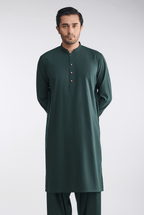 Premium Cotton Blend - Teal Green - Shalwar Kameez