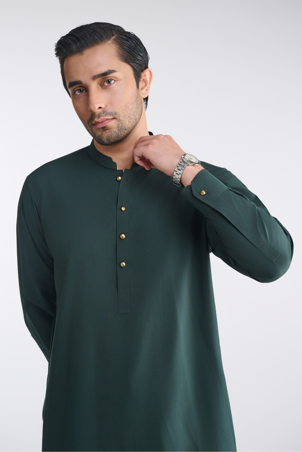 Premium Cotton Blend - Teal Green - Shalwar Kameez