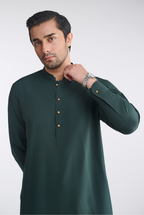 Premium Cotton Blend - Teal Green - Shalwar Kameez