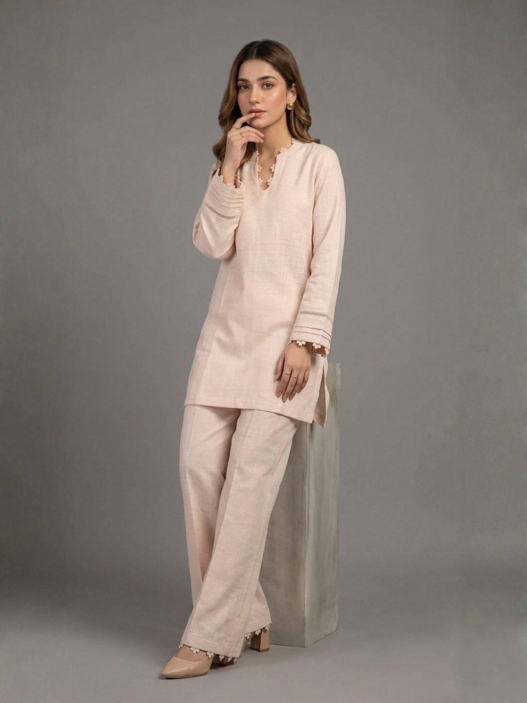 The Flower Peachy Eastern 2-Piece Co-ord Set
