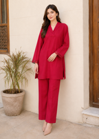 Red Petal Co-ord Set